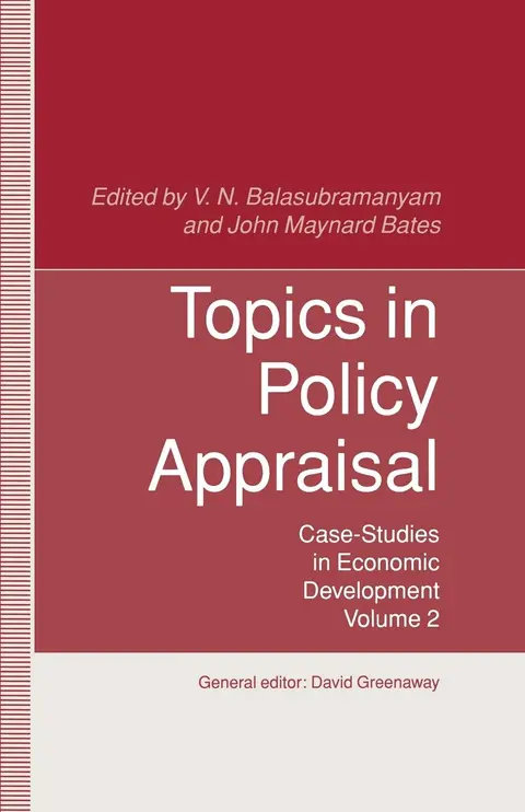 Cover of Topics in Policy Appraisal