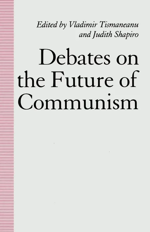 Cover of Debates on the Future of Communism