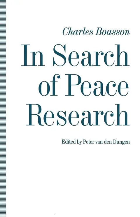 Cover of In Search of Peace Research