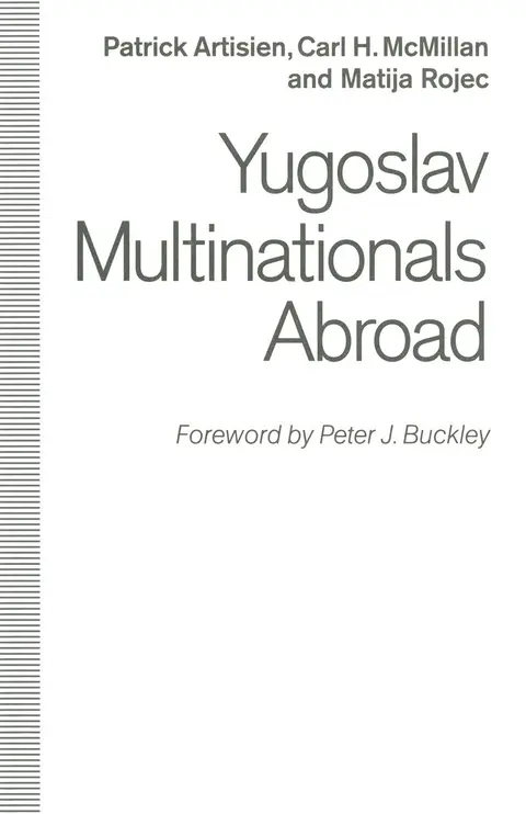 Cover of Yugoslav Multinationals Abroad
