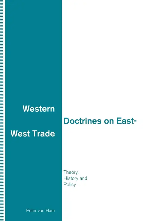 Cover of Western Doctrines on East-West Trade