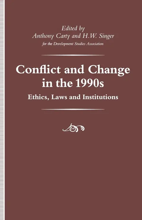 Cover of Conflict and Change in the 1990s
