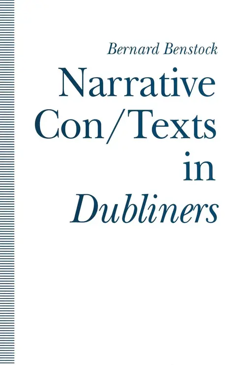 Cover of Narrative Con/Texts in Dubliners
