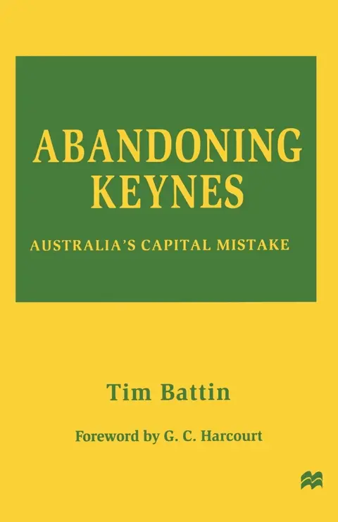 Cover of Abandoning Keynes