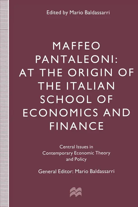 Cover of Maffeo Pantaleoni