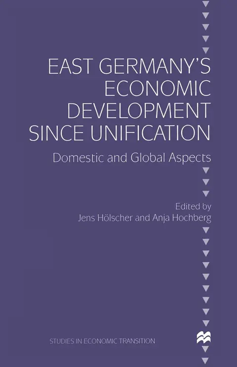 Cover of East Germany's Economic Development Since Unification