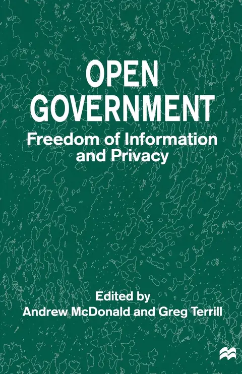 Cover of Open Government