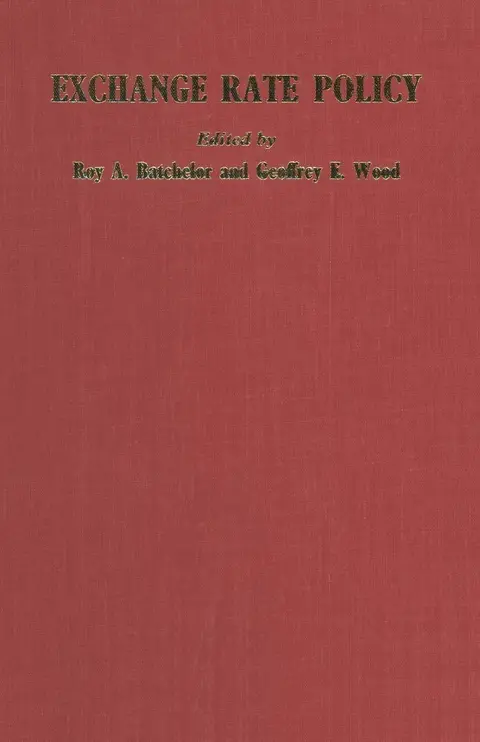 Cover of Exchange Rate Policy