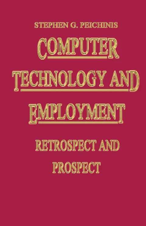 Cover of Computer Technology and Employment