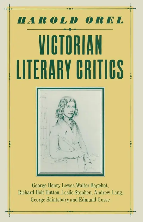 Cover of Victorian Literary Critics