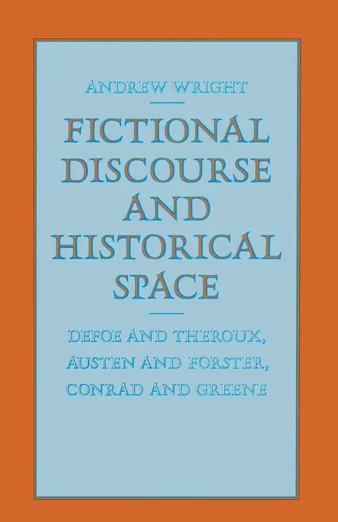 Cover of Fictional Discourse and Historical Space