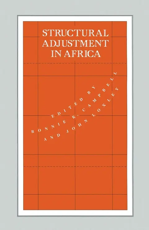Cover of Structural Adjustment in Africa