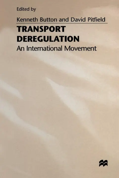 Cover of Transport Deregulation