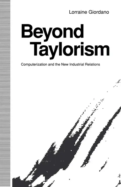Cover of Beyond Taylorism