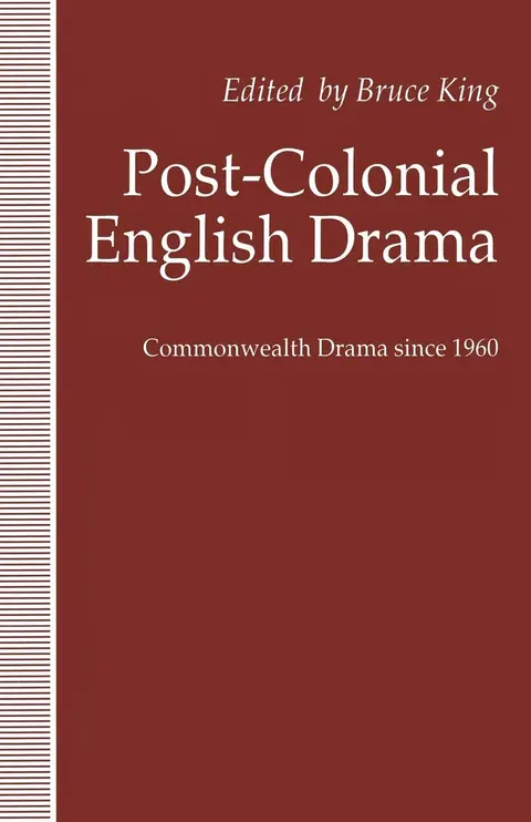 Cover of Post-Colonial English Drama