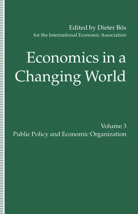 Cover of Economics in a Changing World