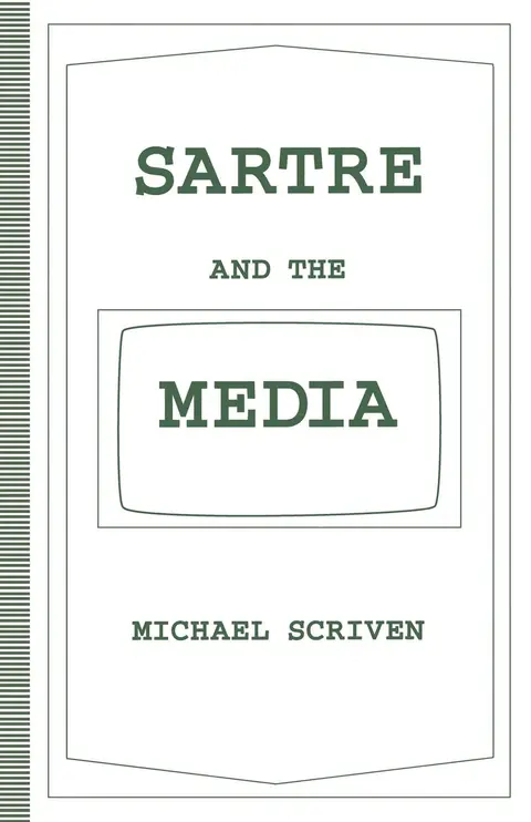 Cover of Sartre and the Media