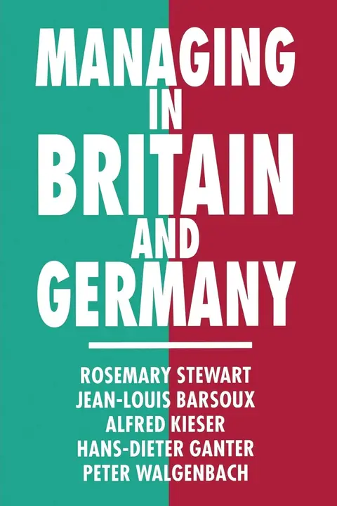 Cover of Managing in Britain and Germany