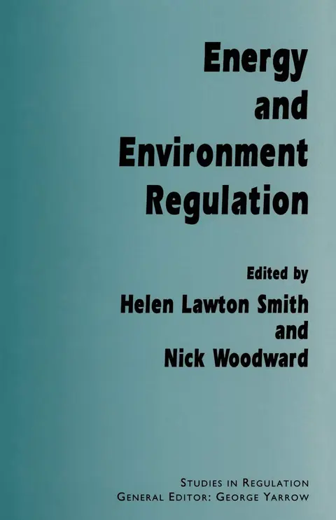 Cover of Energy and Environment Regulation