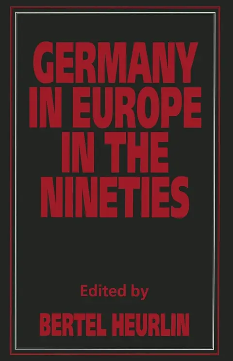 Cover of Germany in Europe in the Nineties