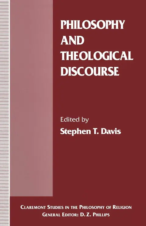 Cover of Philosophy and Theological Discourse