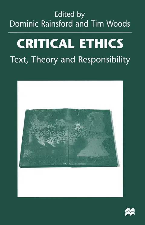 Cover of Critical Ethics