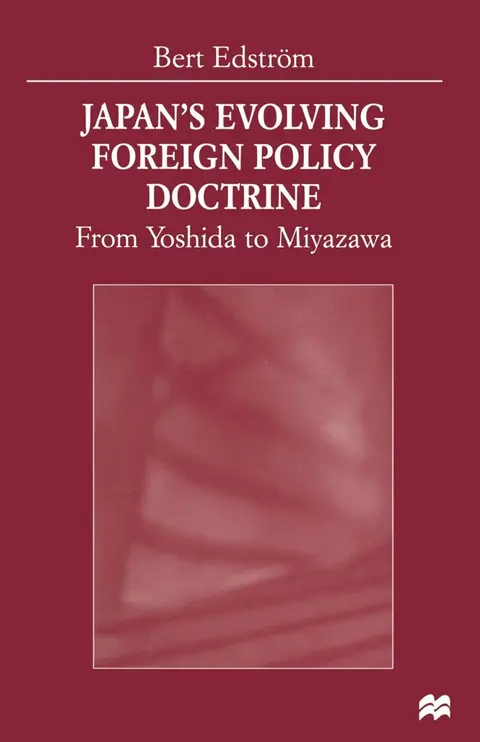 Cover of Japan's Evolving Foreign Policy Doctrine