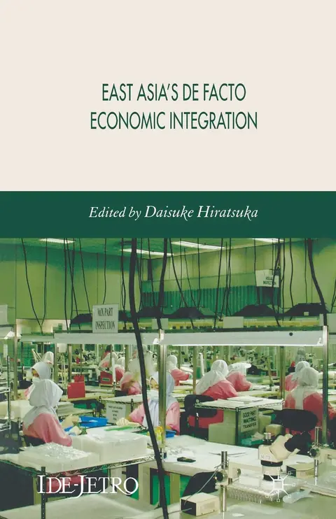 Cover of East Asia's De Facto Economic Integration