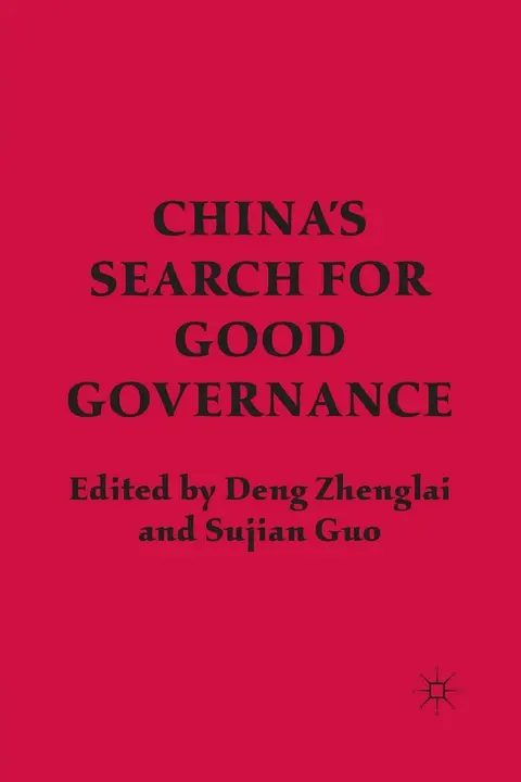 Cover of China s Search for Good Governance