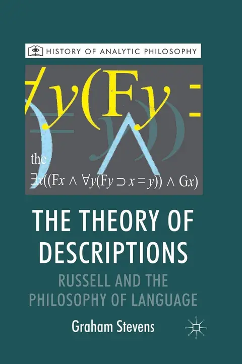 Cover of The Theory of Descriptions