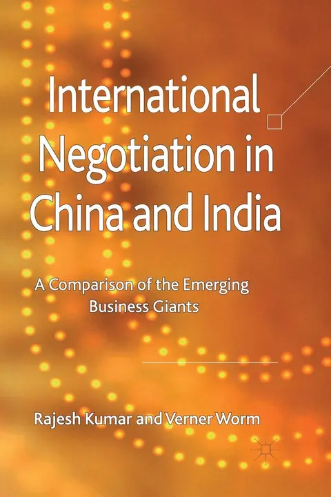 Cover of International Negotiation in China and India