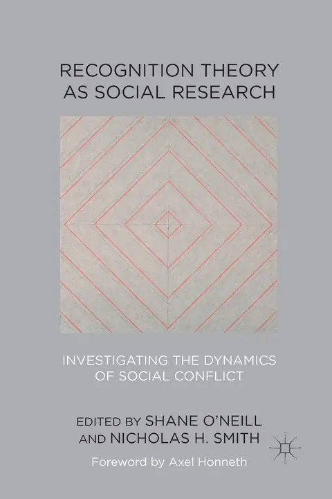 Cover of Recognition Theory as Social Research