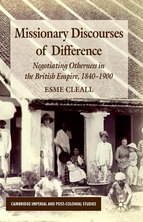 Cover of Missionary Discourses of Difference