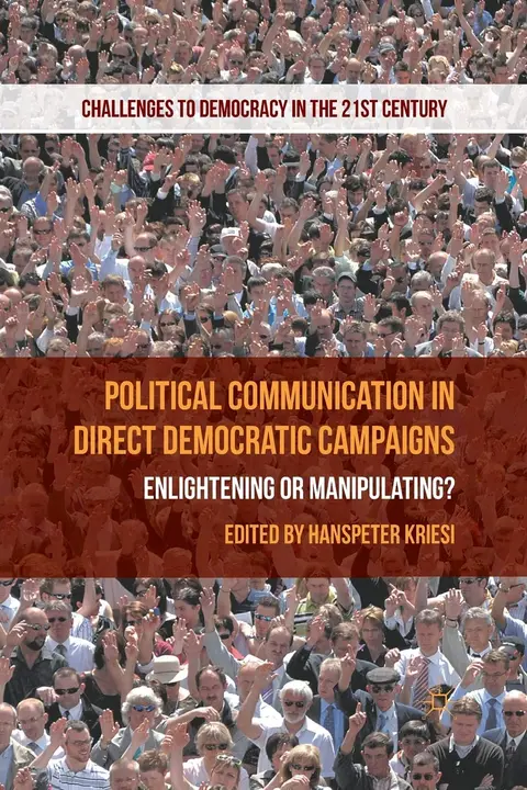 Cover of Political Communication in Direct Democratic Campaigns