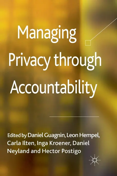 Cover of Managing Privacy through Accountability