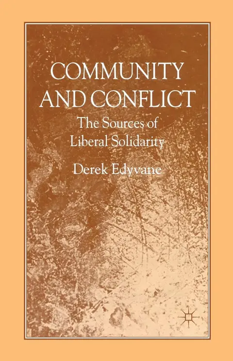 Cover of Community and Conflict