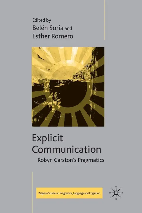 Cover of Explicit Communication
