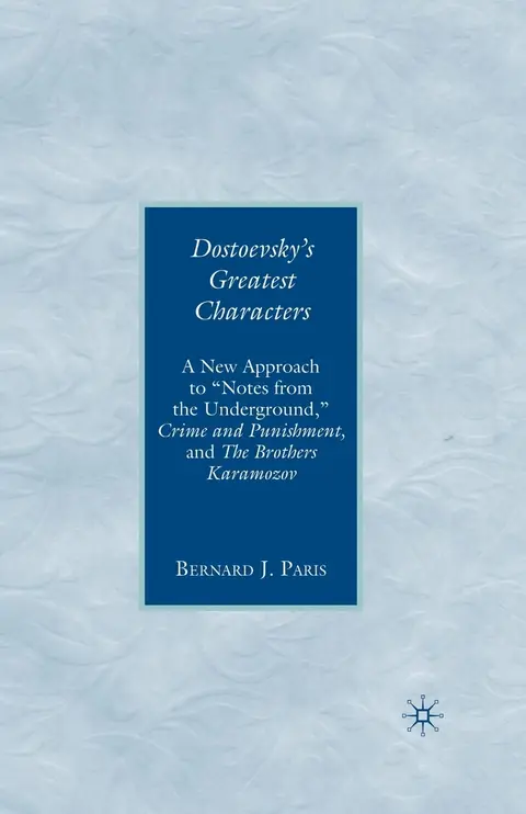 Cover of Dostoevsky's Greatest Characters