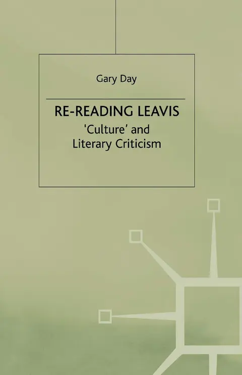 Cover of Re-Reading Leavis