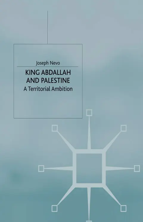 Cover of King Abdallah and Palestine
