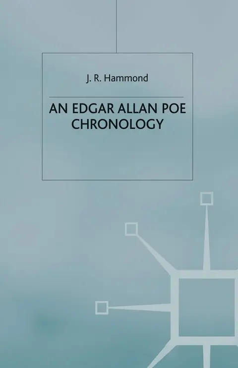 Cover of An Edgar Allan Poe Chronology