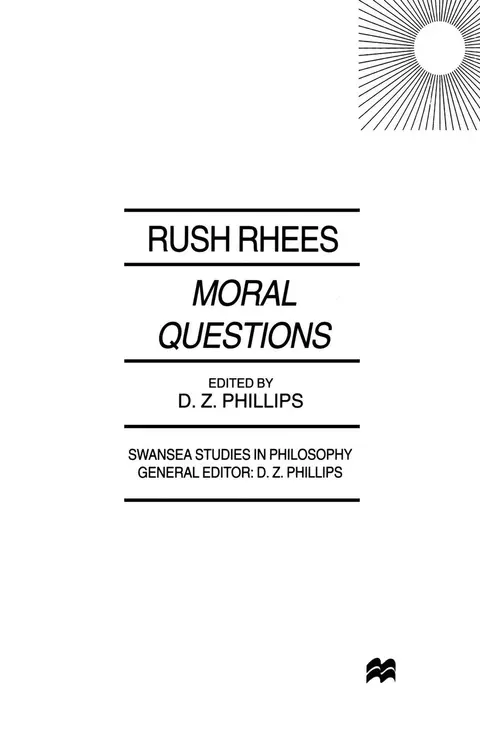 Cover of Moral Questions