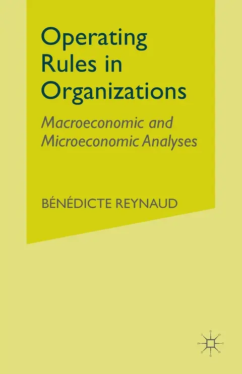 Cover of Operating Rules in Organizations