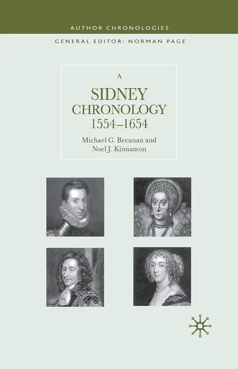 Cover of A Sidney Chronology 1554-1654