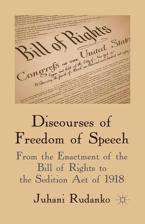 Cover of Discourses of Freedom of Speech