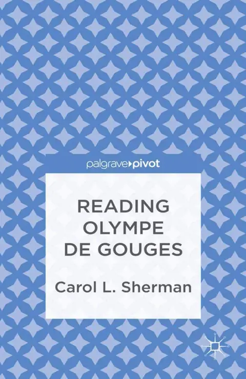 Cover of Reading Olympe de Gouges