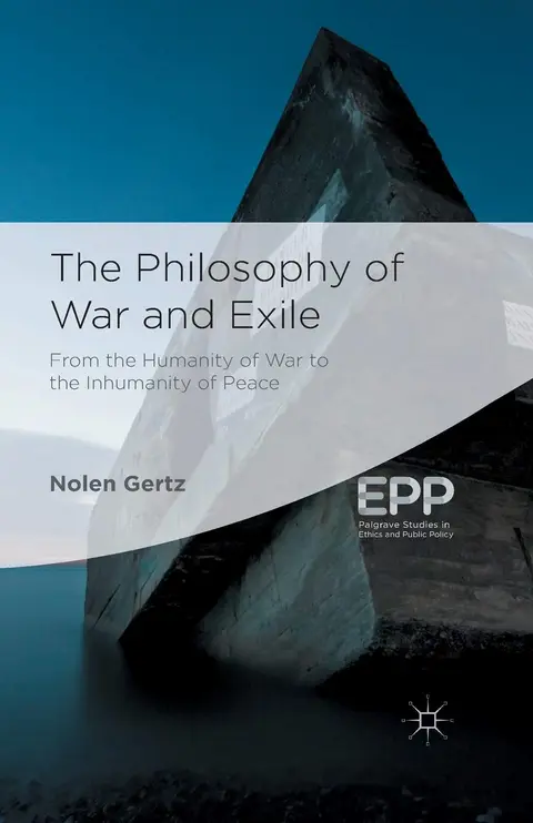 Cover of Philosophy of War and Exile
