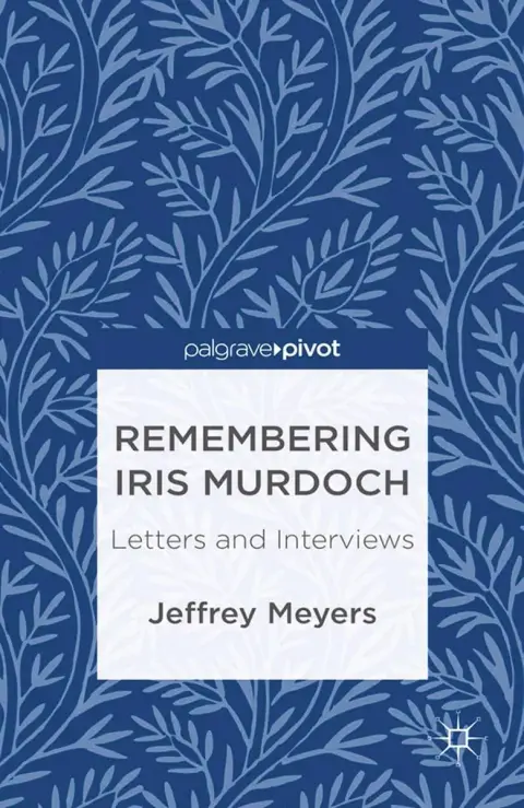 Cover of Remembering Iris Murdoch