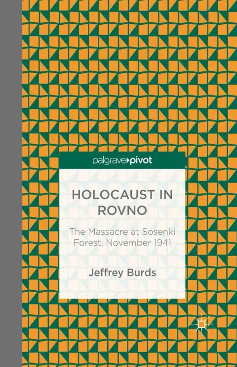 Cover of Holocaust in Rovno