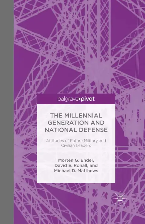 Cover of The Millennial Generation and National Defense